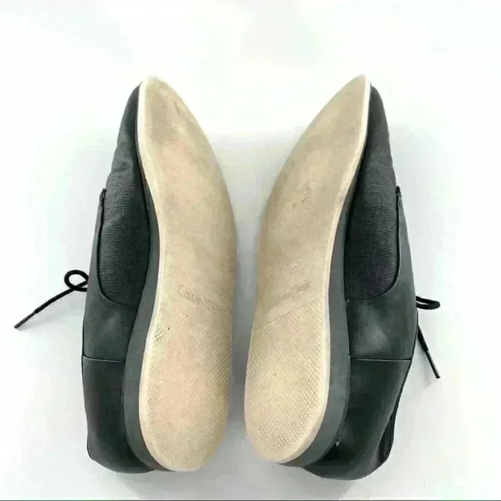 Calvin Klein mens Oxfords size 9.5 42.5 Kadon black white